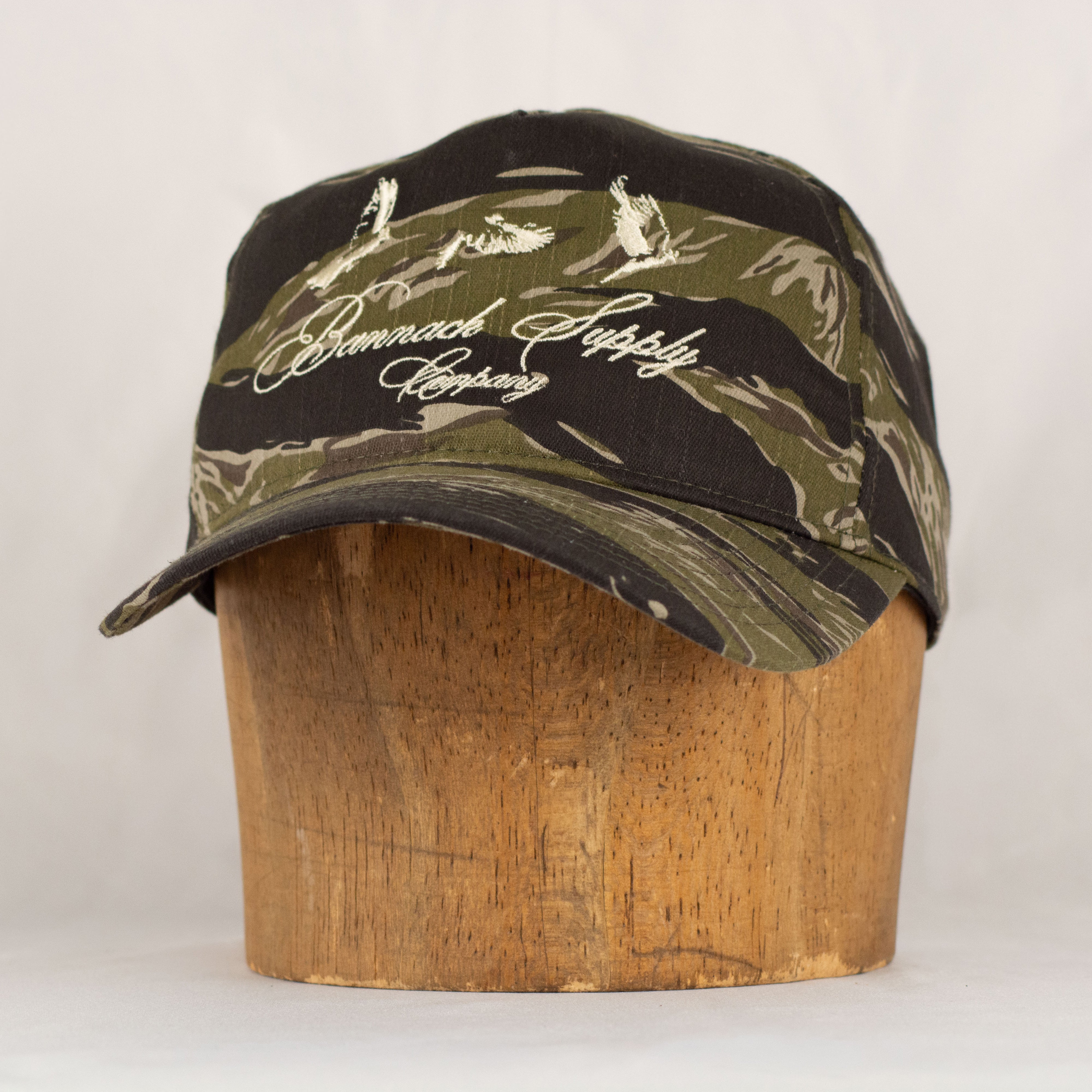 Birds in Flight Snapback Hat (Tiger Camo)