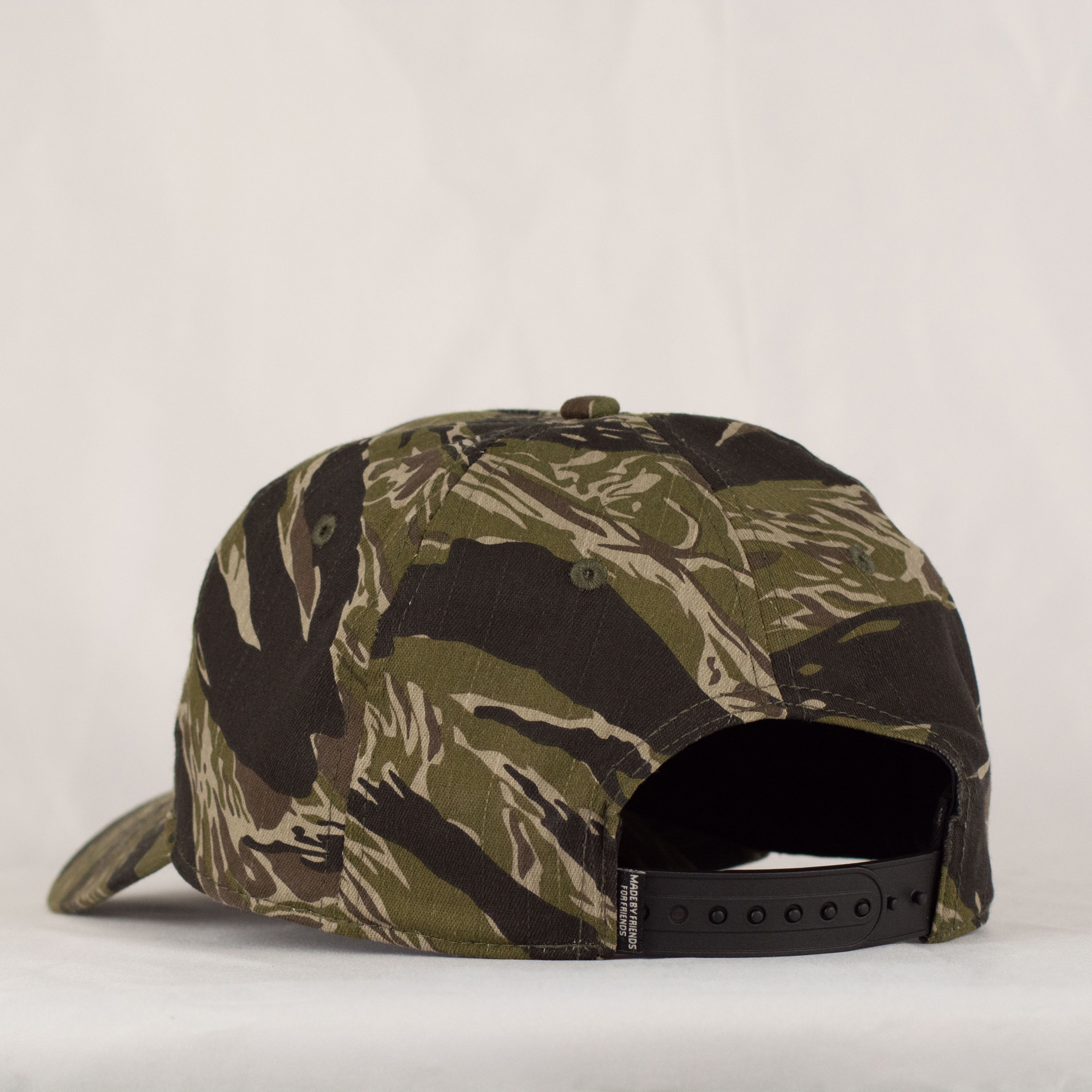 Birds in Flight Snapback Hat (Tiger Camo)