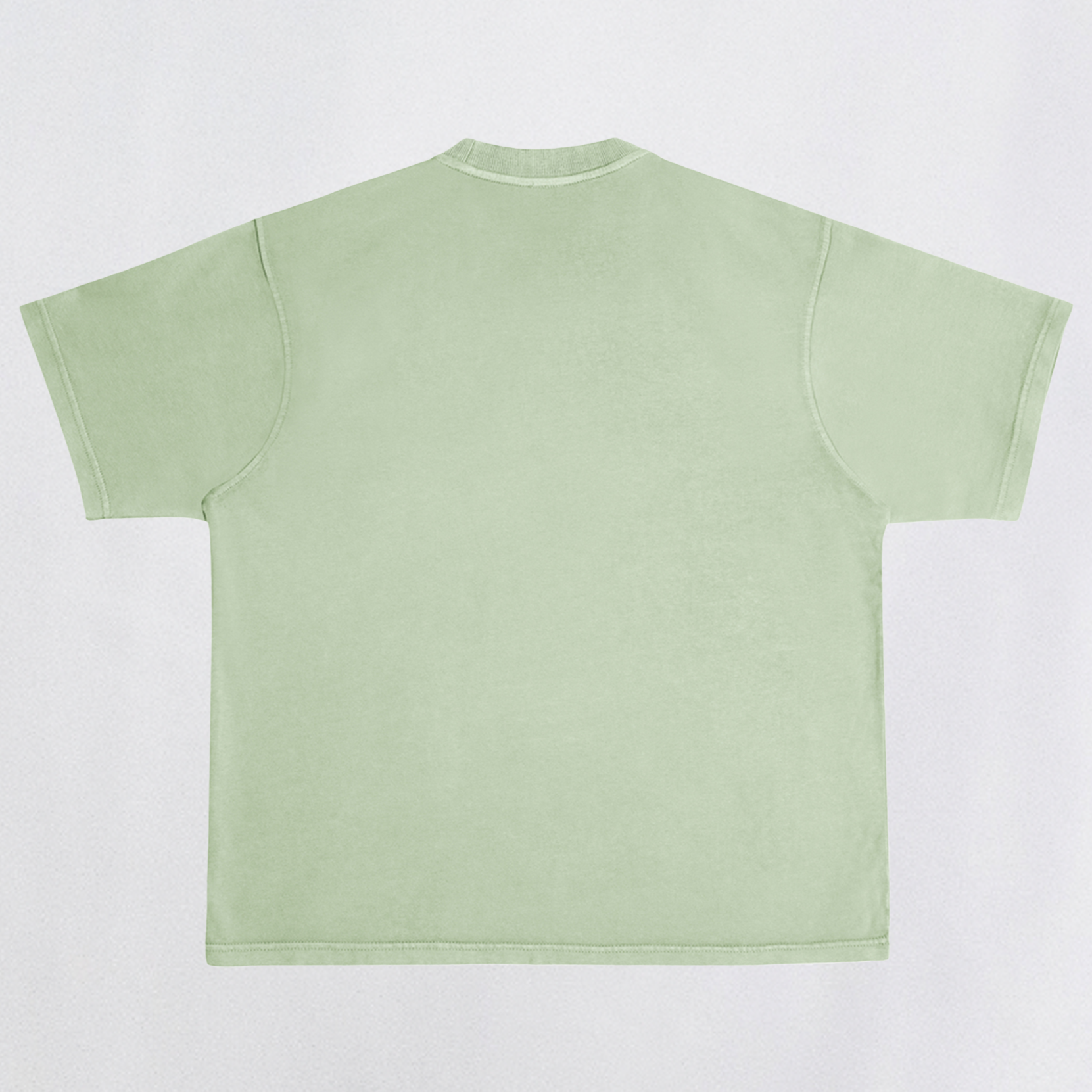 Olive Green Embroidered Logo Heavyweight Tee