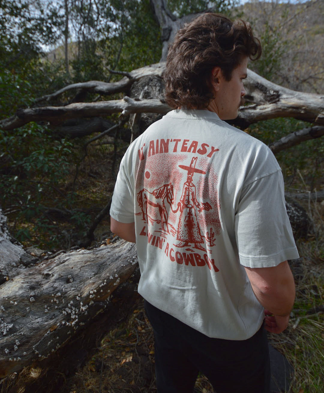 It Ain't Easy Lovin' A Cowboy Heavyweight Tee