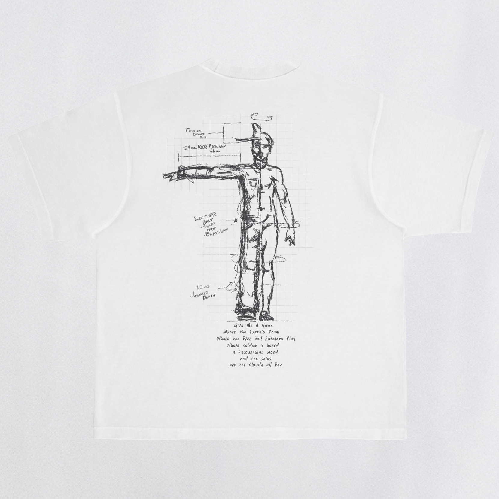 Anatomy of a Cowboy Heavyweight Tee