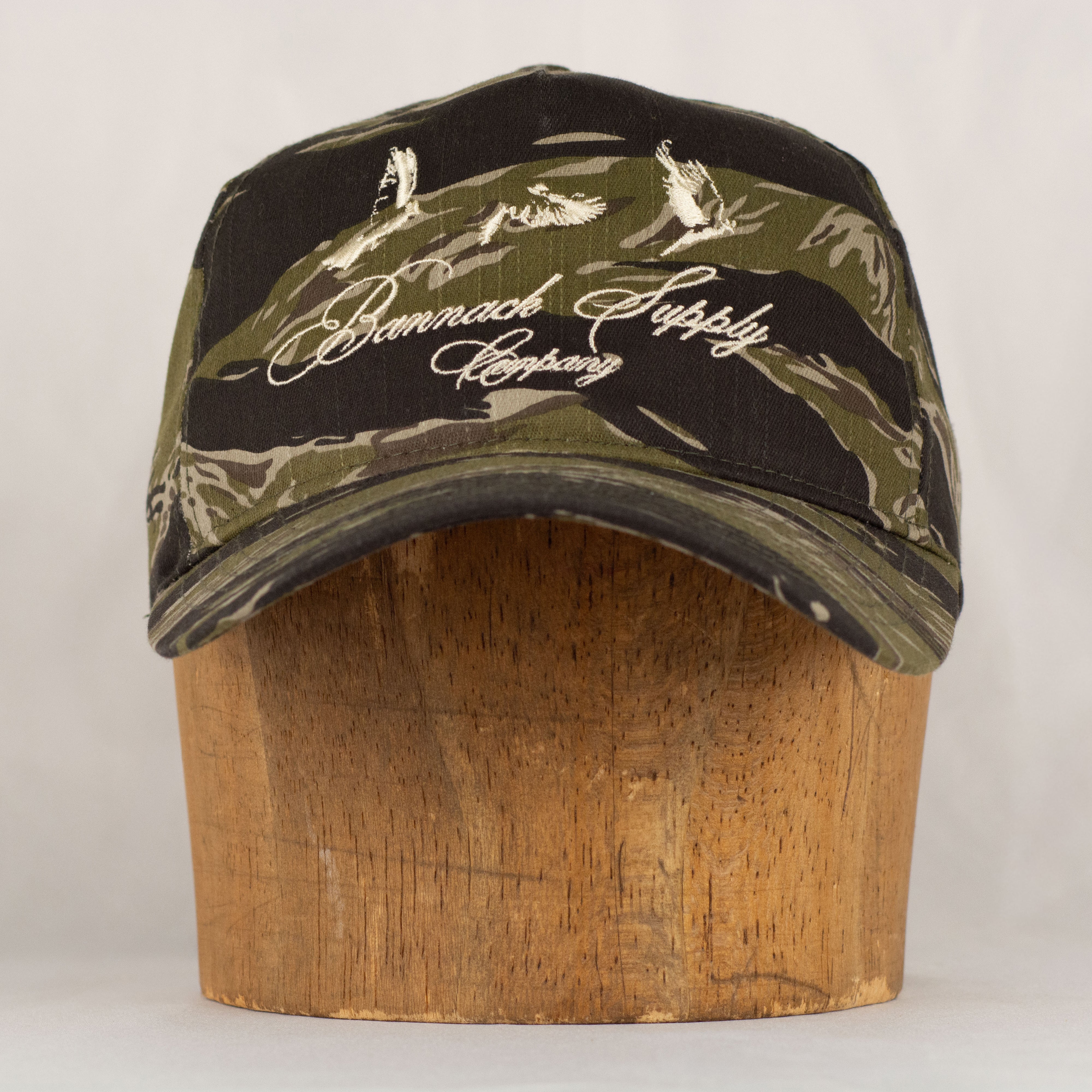 Birds in Flight Snapback Hat (Tiger Camo)