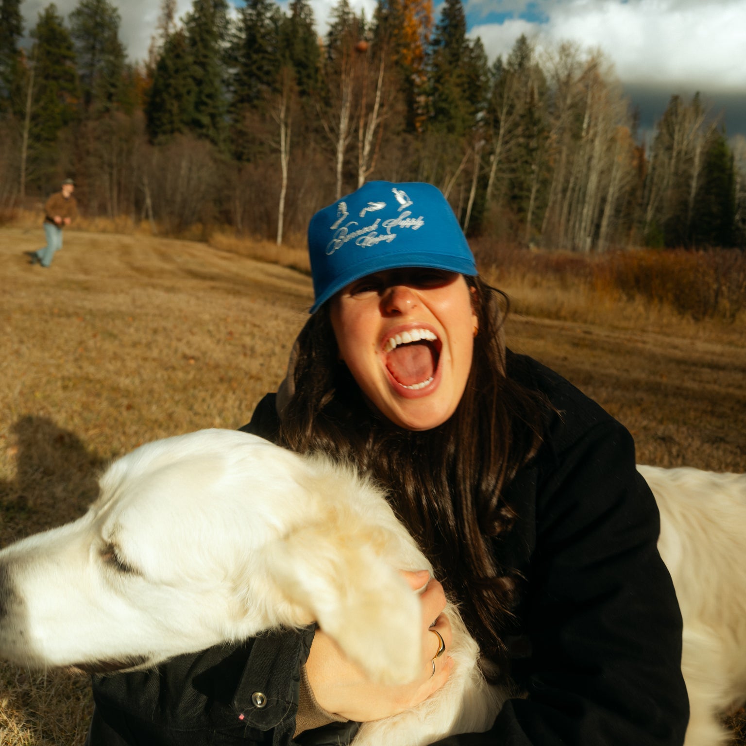 Birds in Flight Snapback Hat (Royal)