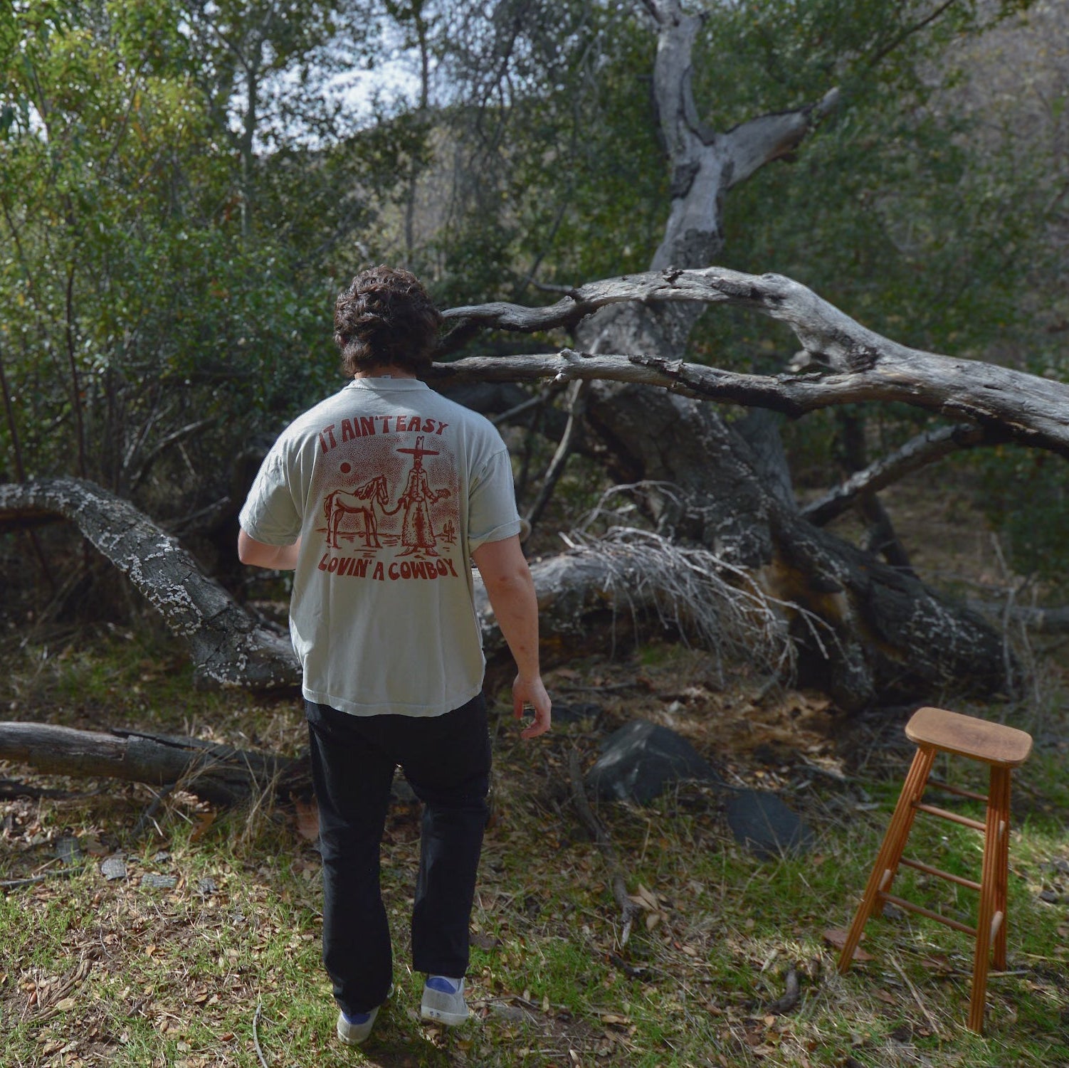 It Ain't Easy Lovin' A Cowboy Heavyweight Tee