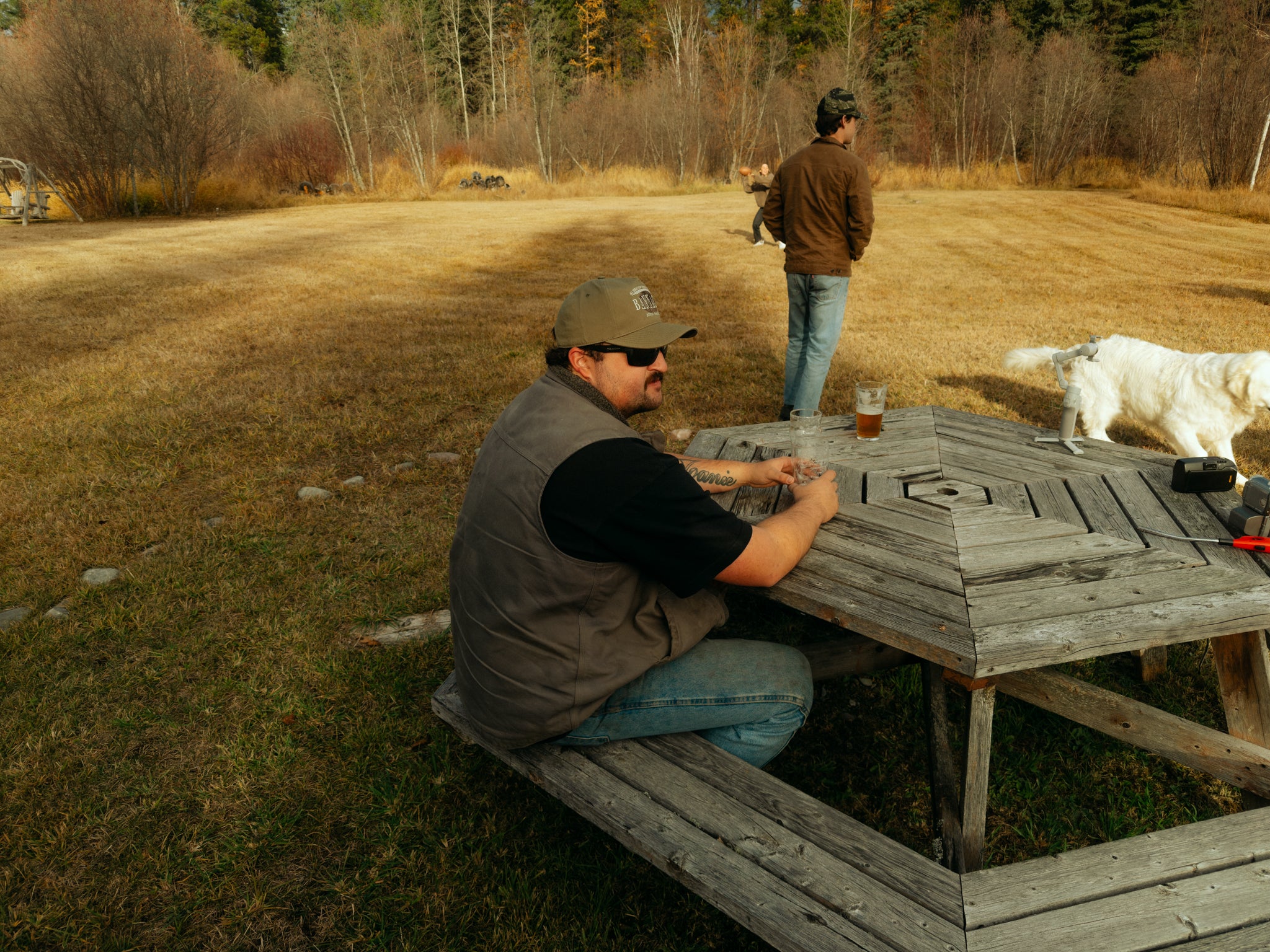 Globe Snapback Hat (Olive)