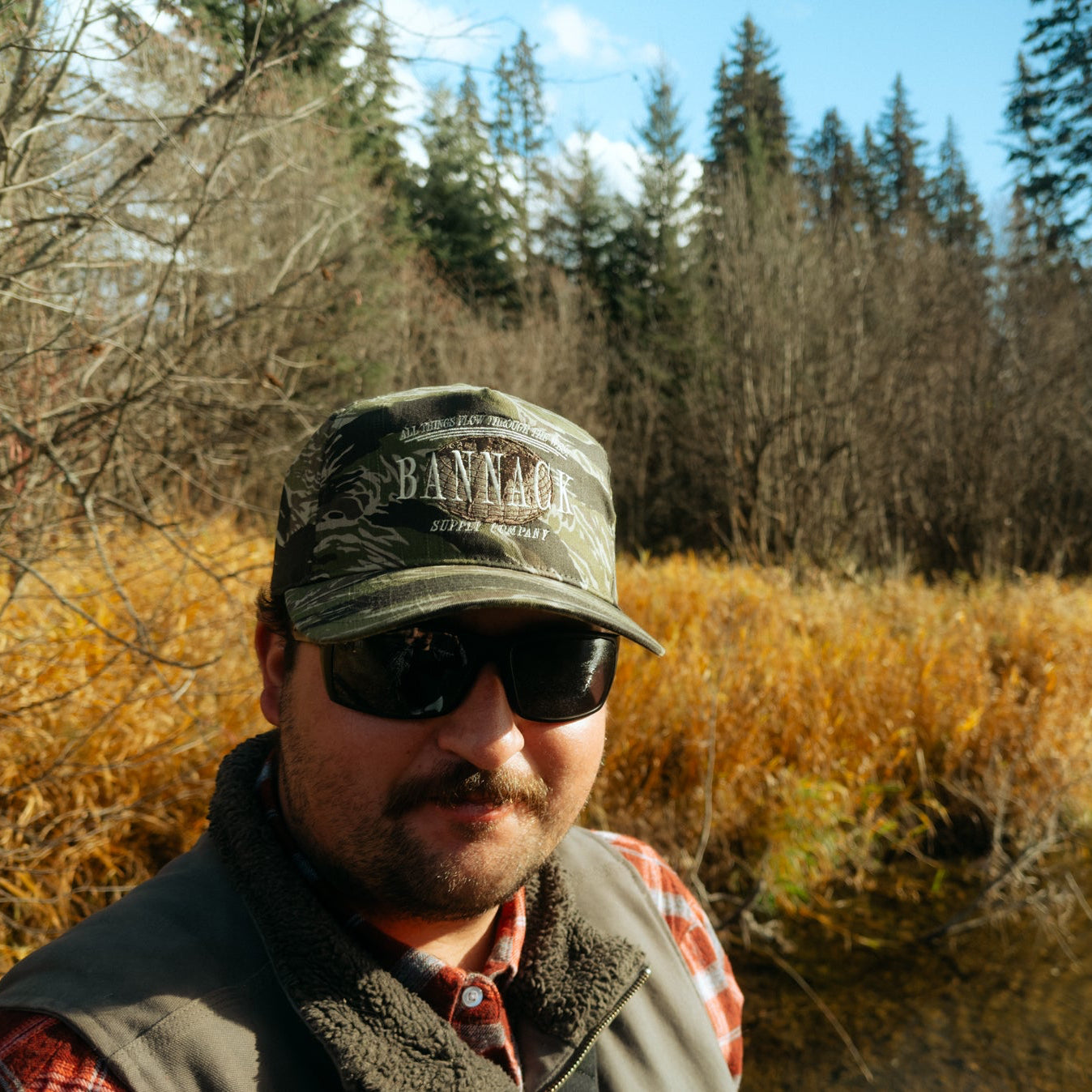 Globe Snapback Hat (Tiger Camo)