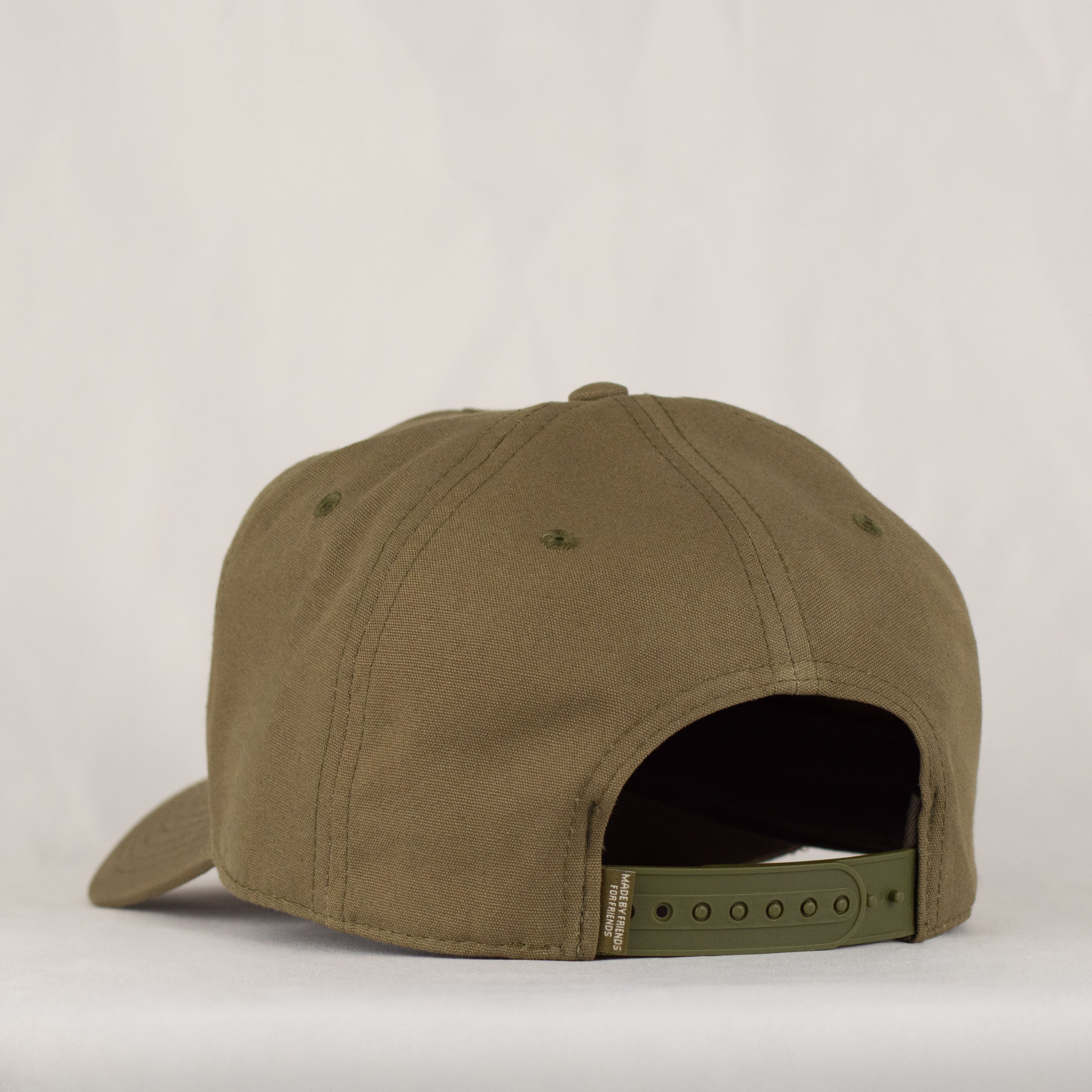 Globe Snapback Hat (Olive)