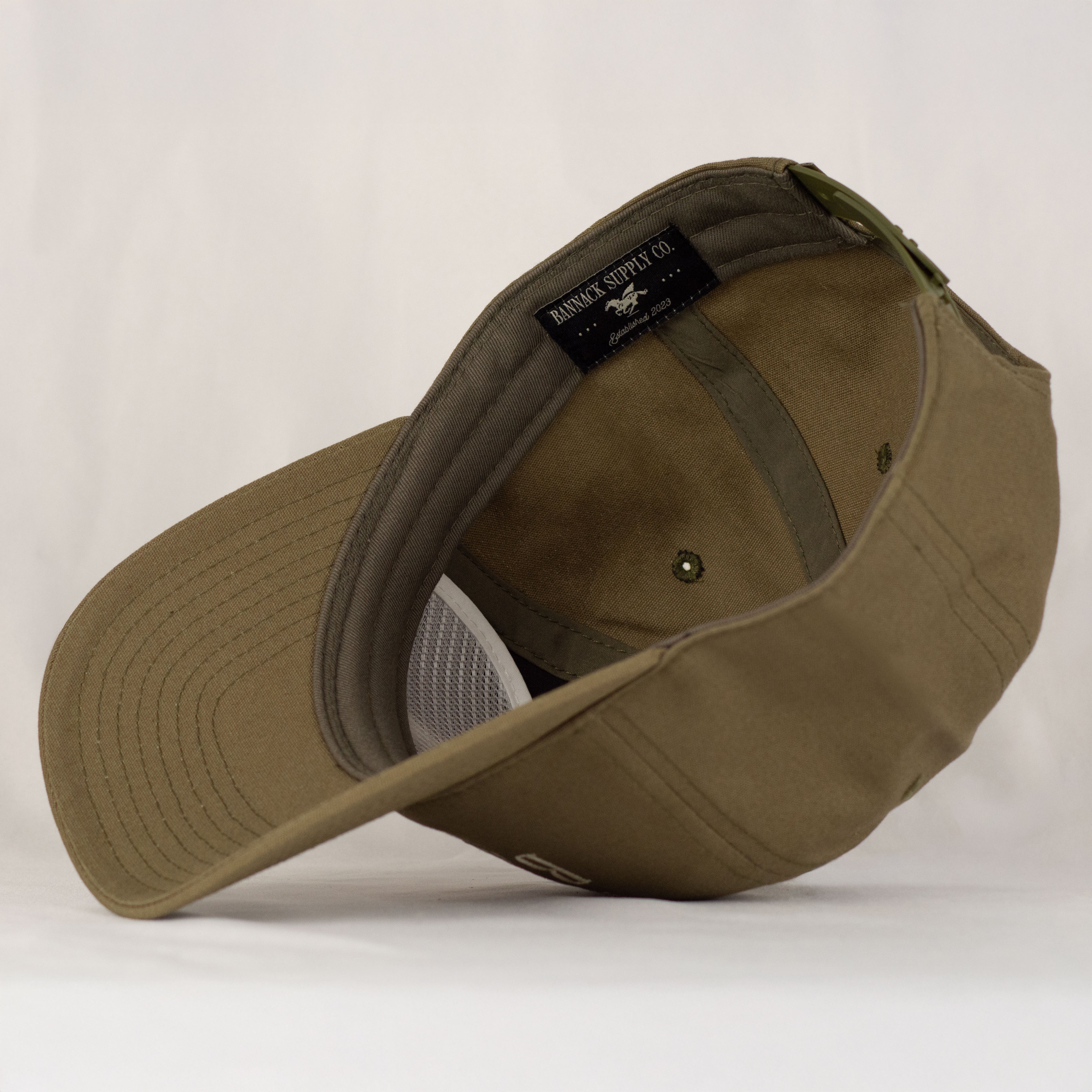 Globe Snapback Hat (Olive)