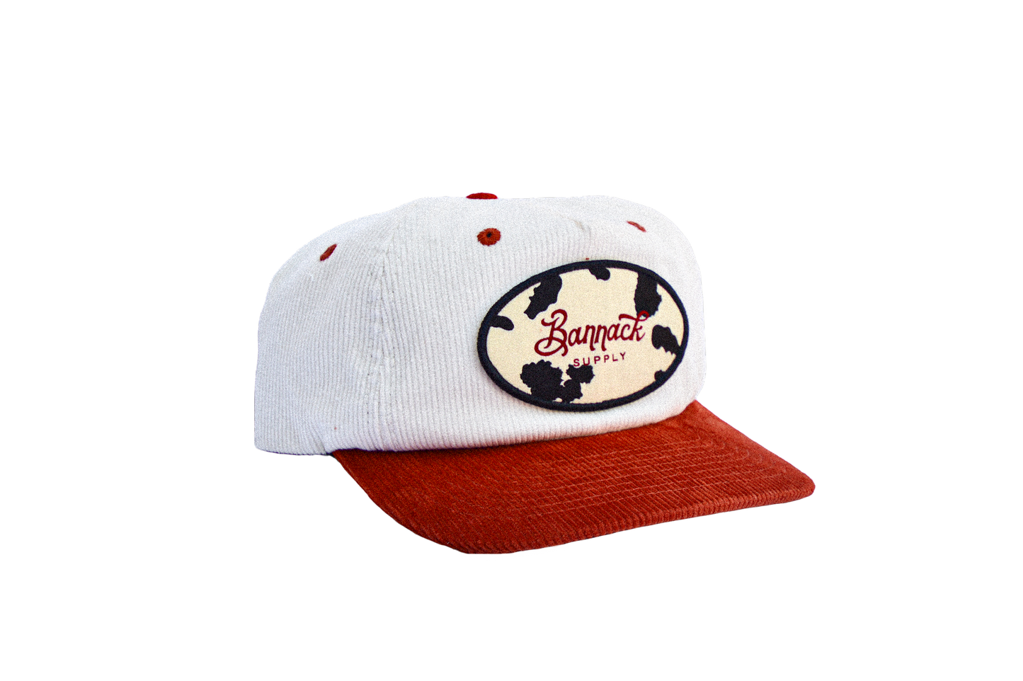 Cow Patch Hat Red