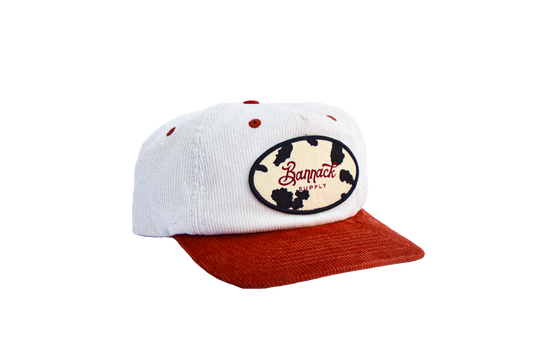 Cow Patch Hat Red