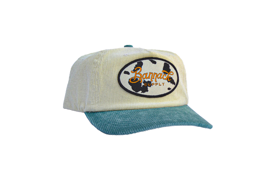 Cow Patch Hat Teal